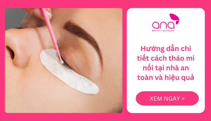 Cách tháo mi nối tại nhà