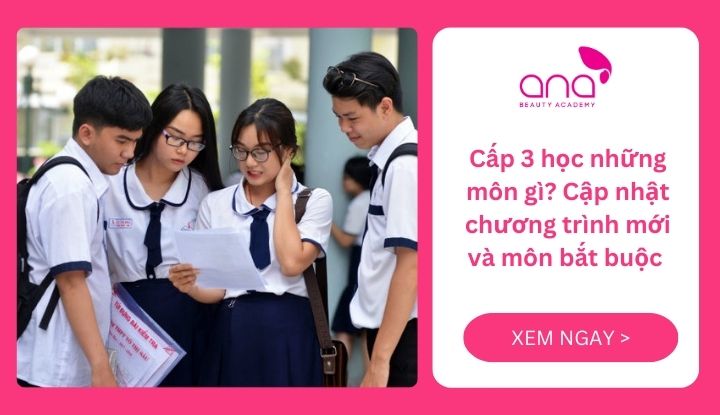 Cấp 3 học những môn gì