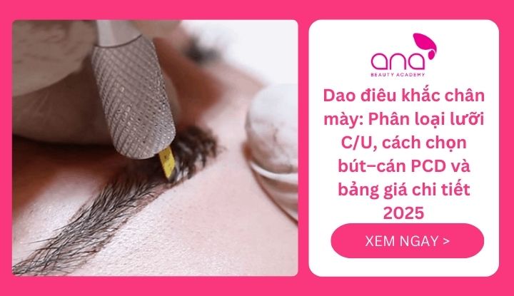 Dao điêu khắc chân mày
