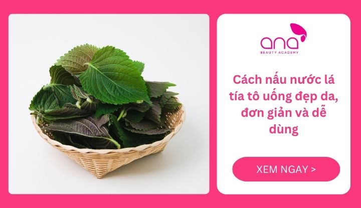 Cách nấu nước lá tía tô uống đẹp da
